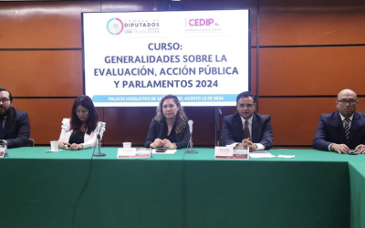 CONCLUYE CURSO SOBRE LA EVALUACIÓN, ACCIÓN PÚBLICA Y PARLAMENTOS 2024